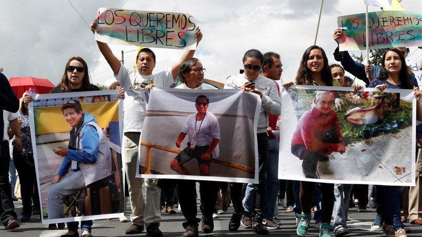 A un mes del secuestro de los periodistas ecuatorianos, los familiares exigen respuestas al Gobierno