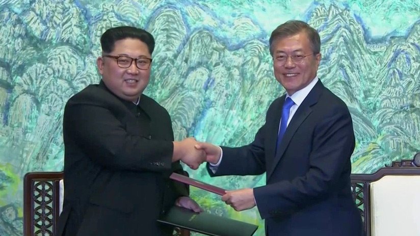 "Una nueva era de paz": Seúl y Pionyang acuerdan poner fin a las hostilidades (VIDEO)