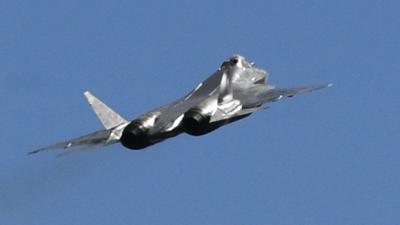 VIDEO: Logran filmar raras imágenes del aterrizaje del caza furtivo ruso Su-57