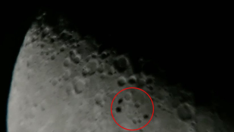 VIDEO: Un astrónomo aficionado graba tres objetos voladores no identificados cerca de la Luna