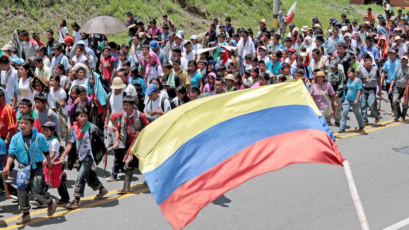 Indígenas colombianos denuncian violación de sus derechos humanos tras el acuerdo de paz