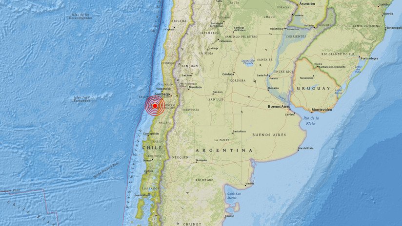 Un sismo de magnitud 5,1 se registra en la zona central de Chile