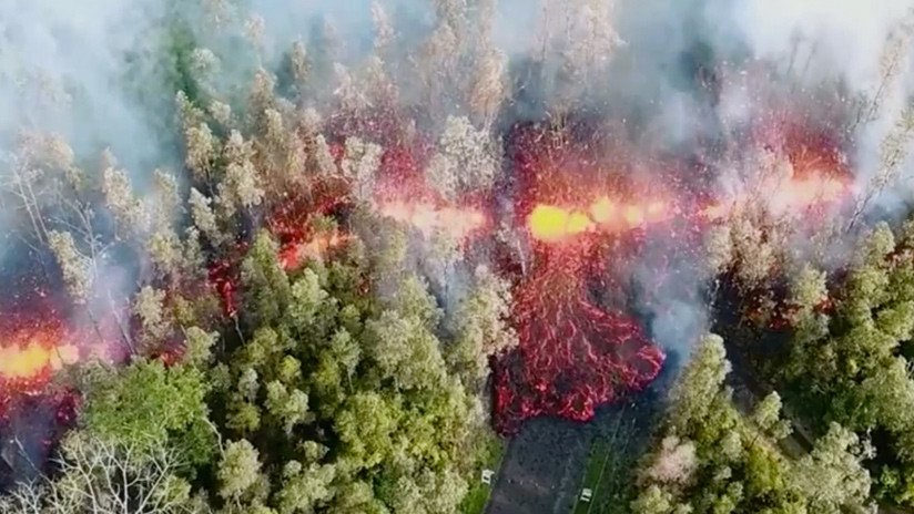 Hawái: Corrientes de lava serpentean por el volcán Kilauea y se abren nuevas fisuras (VIDEOS)