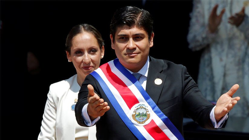Carlos Alvarado asume como nuevo presidente de Costa Rica