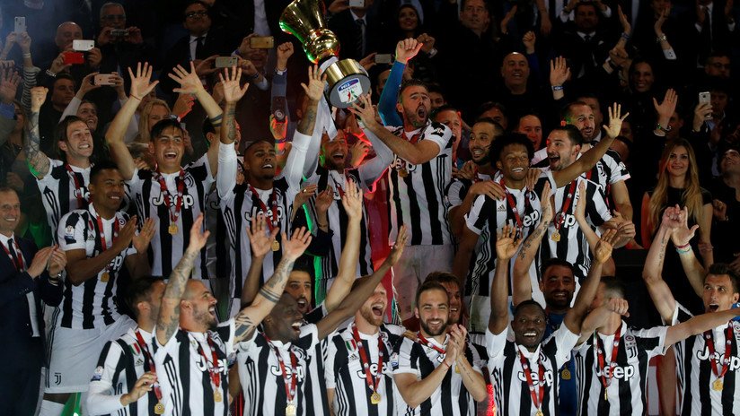 La Juventus de Turín, campeona por cuarta vez consecutiva de la Copa de Italia