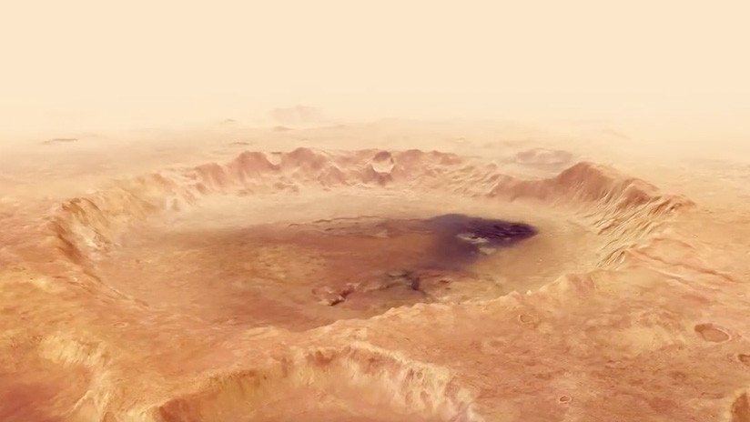 VIDEO: Imágenes inéditas del cráter Neukum en un espectacular sobrevuelo de Marte