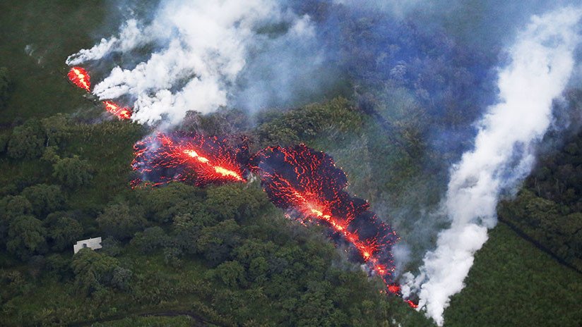 Hawái: Transmiten en vivo cómo lanza bombas volcánicas el Kilauea (VIDEOS)