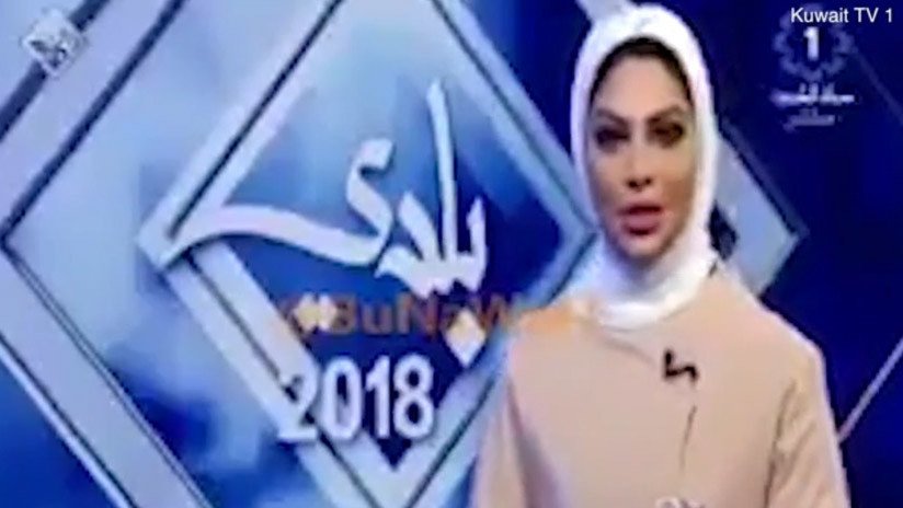 La presentadora de un canal de Kuwait pierde su trabajo por decirle "guapo" a un colega (VIDEO)