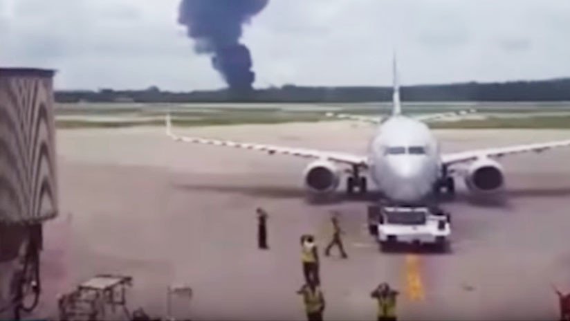 PRIMEROS VIDEOS desde el lugar del accidente aéreo del Boeing 737 en La Habana