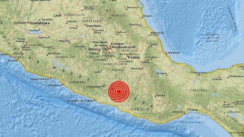 México: Se registra un sismo de magnitud 5,1 en el estado de Guerrero