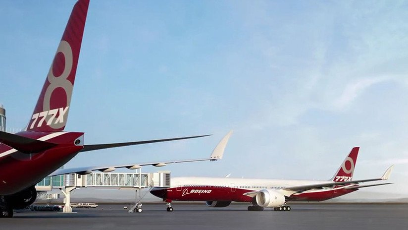 Del uso militar al comercial: el Boeing 777X será el primer avión de pasajeros con alas plegables