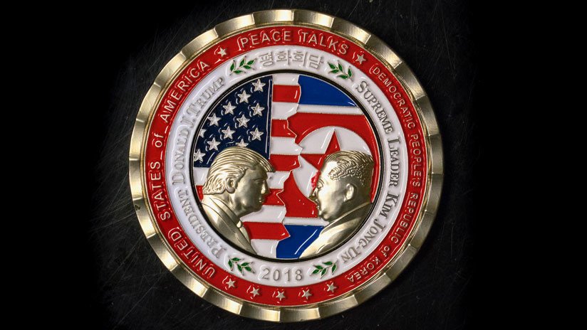 FOTOS: Trump y Kim se enfrentan en una nueva moneda conmemorativa de la Casa Blanca