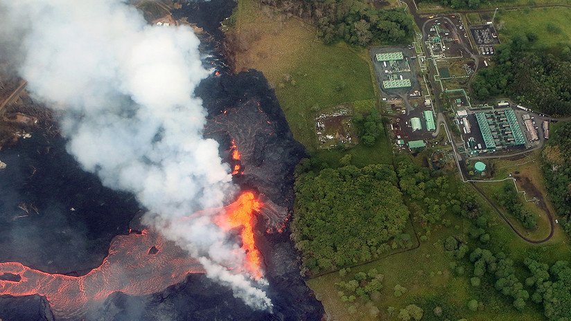Riesgo de fuga altamente tóxica: la lava llega a las puertas de la planta geotérmica de Hawái 