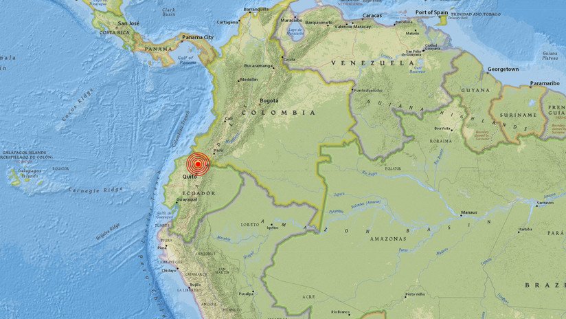 Un sismo de magnitud 5,4 sacude la región norte de Ecuador