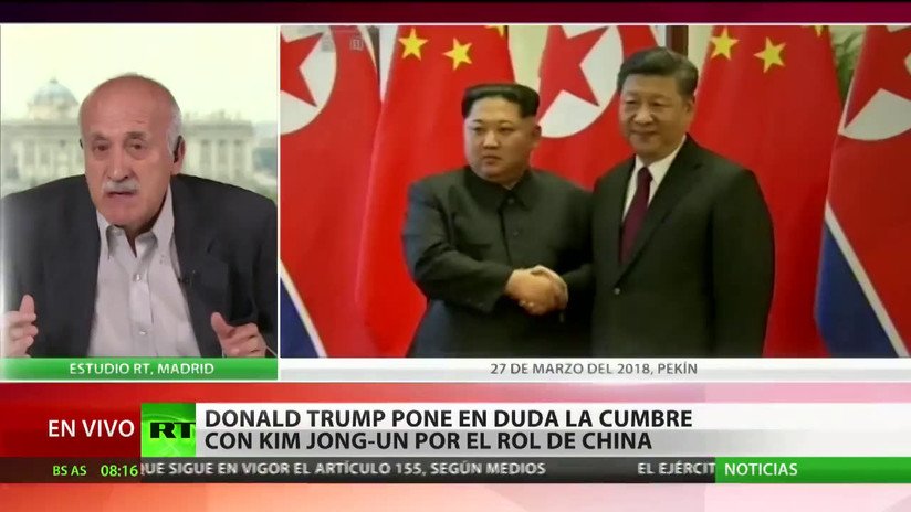Trump deja en el aire la cumbre con Kim Jong-un culpando a China - RT
