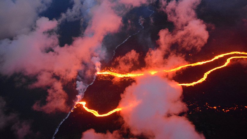 FOTO: La ESA muestra los ríos de lava del Kilauea desde el espacio