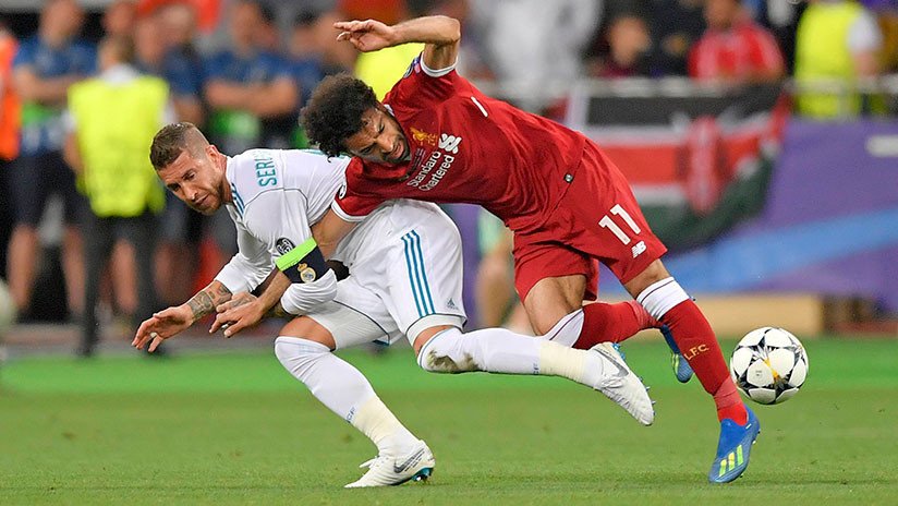 "Ingenioso": Analista de MMA explica la dura entrada de Ramos sobre Salah