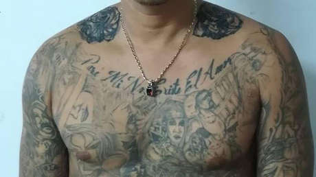 Costa Rica: Tatuajes delatan a un salvadoreño perteneciente a la Mara Salvatrucha (FOTOS)