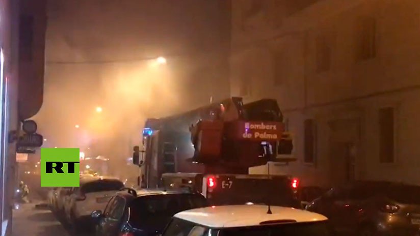 VIDEOS: Un incendio en un spa de Mallorca deja un herido y 28 desalojados