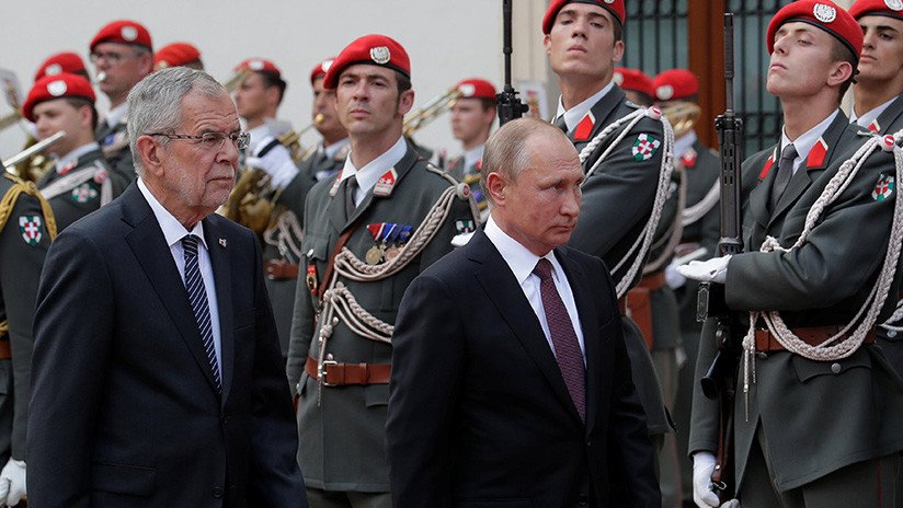 Putin inicia un encuentro con el presidente de Austria en Viena