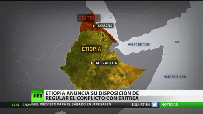 Etiopía propone paz a Eritrea y archiva la disputa fronteriza