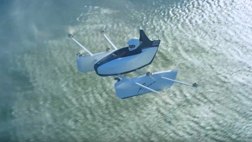 "Un dron de tamaño humano": presentan el multicóptero monoplaza Kitty Hawk Flyer (VIDEO)