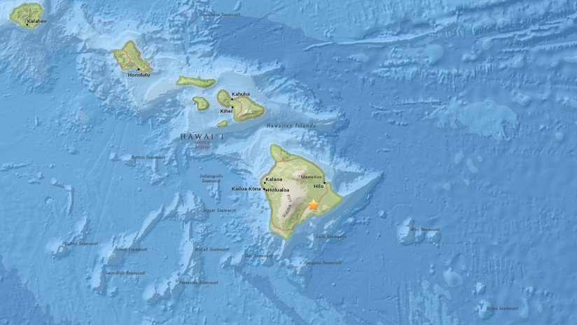 Un sismo de 5,6 se registra cerca del volcán Kilauea en Hawái