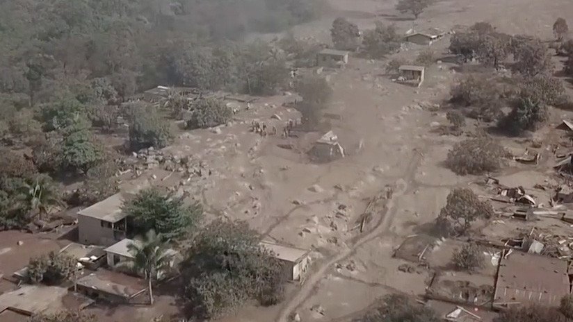 VIDEO: Las desoladoras imágenes de El Rodeo, el pueblo arrasado por el Volcán de Fuego en Guatemala
