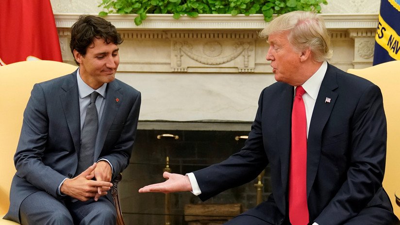 Trump culpa a Francia y Canadá por imponer a EE.UU. aranceles altos y crear barreras al comercio