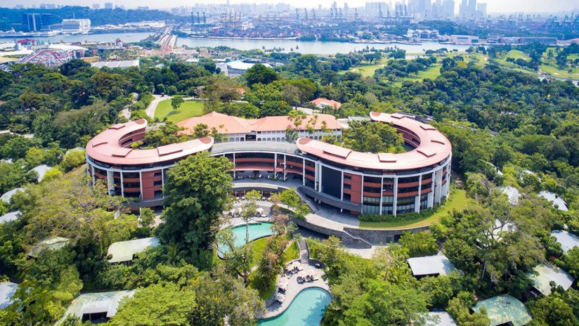 Negociaciones de lujo: Así luce el hotel 5 estrellas de Singapur donde se reunirán Trump y Kim