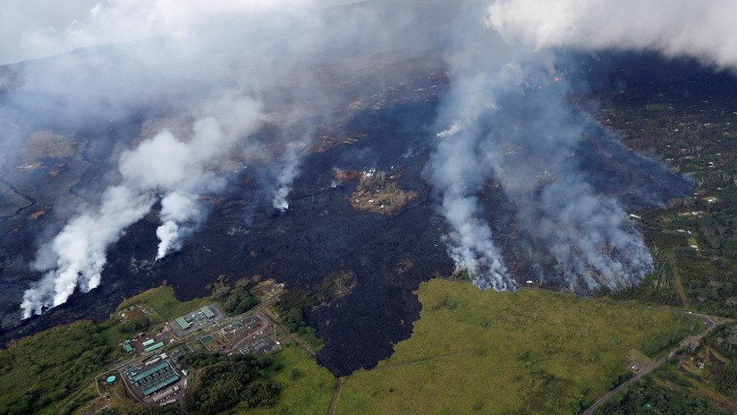 El volcán Kilauea destruye por completo una zona turística en Hawái