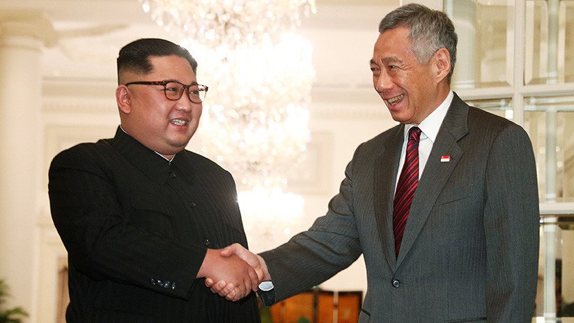 Kim Jong-un se reúne con el primer ministro de Singapur