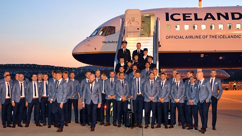 Islandia aterriza en Rusia para debutar en una Copa Mundial