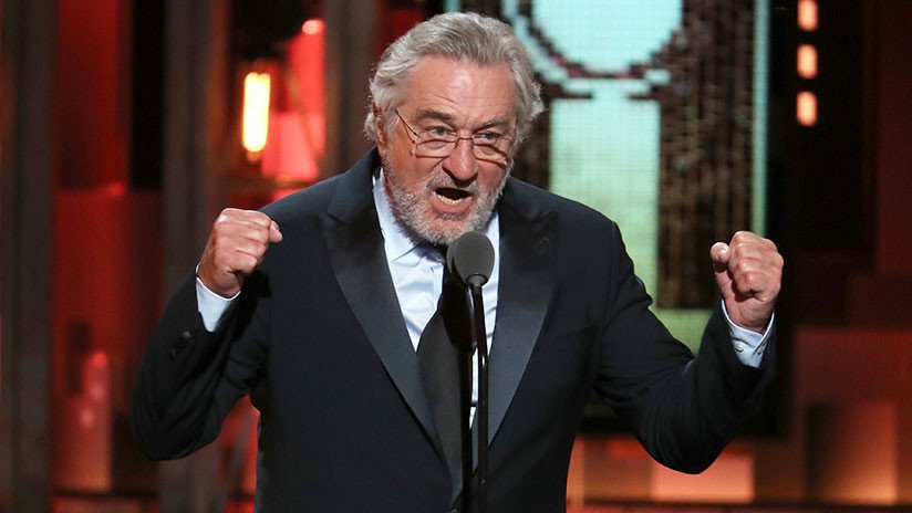 VIDEO: Robert De Niro insulta a Trump durante los premios Tony y recibe una gran ovación