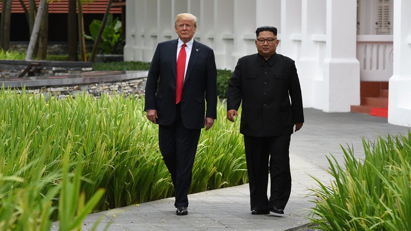 Trump anuncia la firma de un documento con Kim Jong-un