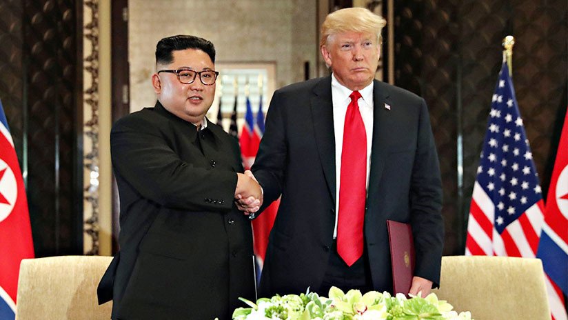Revelan el contenido del documento firmado por Trump y Kim tras su cumbre en Singapur