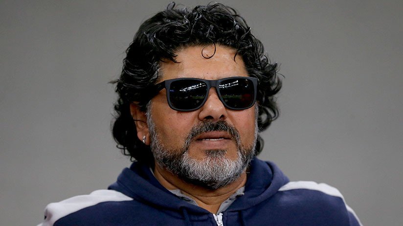 Maradona se dirige a los espectadores rusos antes del Rusia - Arabia Saudita