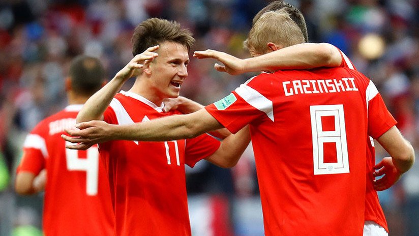 Rusia firma la segunda mayor goleada en un partido inaugural de un Mundial
