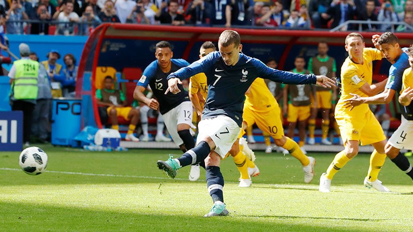 Primer partido del Grupo C: Francia supera a Australia por 2-1 