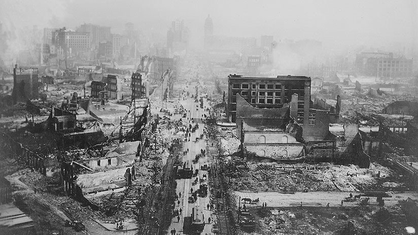 VIDEO: Un filme hallado en un mercadillo muestra San Francisco en ruinas tras el terremoto de 1906