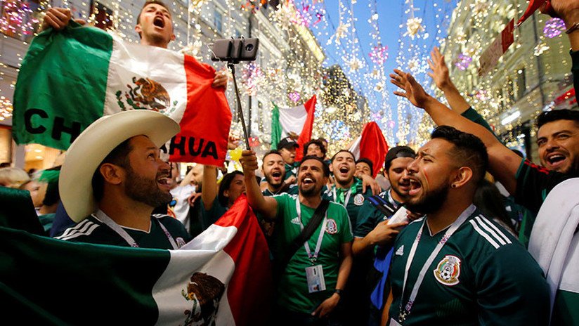 VIDEOS: Los hinchas mexicanos celebran la sorprendente victoria ante Alemania