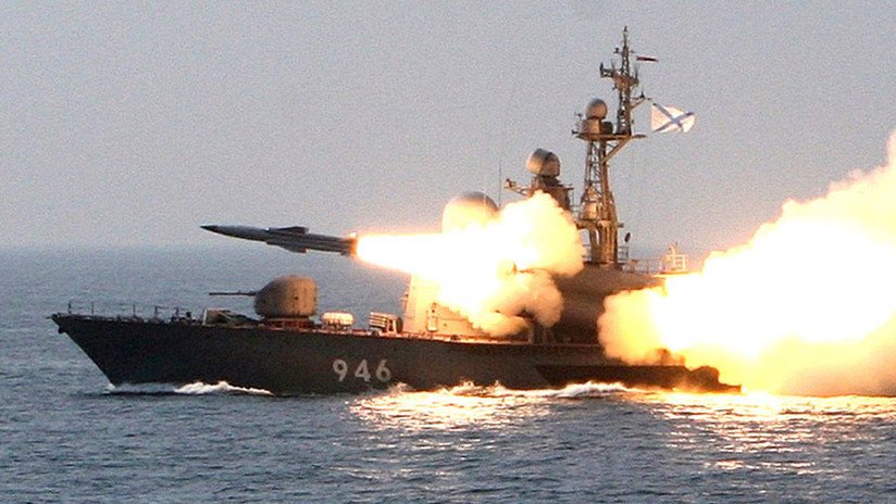 La Flota rusa del Pacífico dispara misiles de crucero Moskit en el mar de Japón
