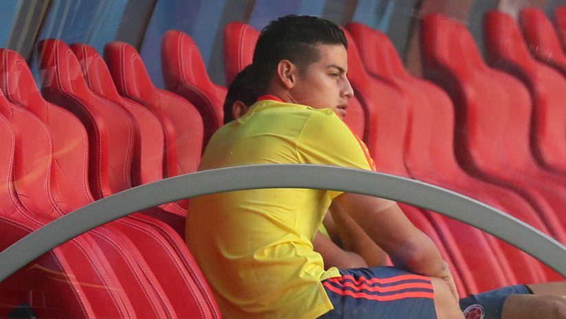 Preocupación en Colombia por posible ausencia de James Rodríguez en el debut contra Japón 