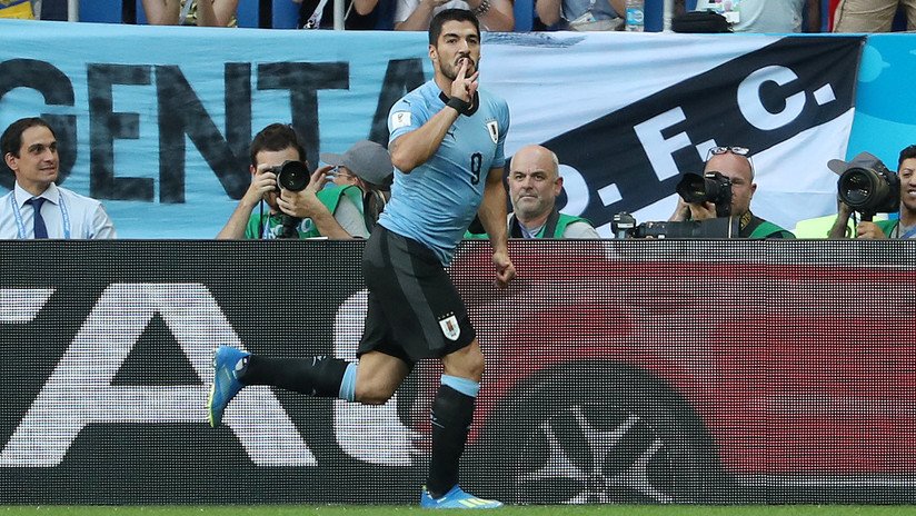 Uruguay derrota a Arabia Saudita y clasifica a octavos de final del Mundial de Rusia