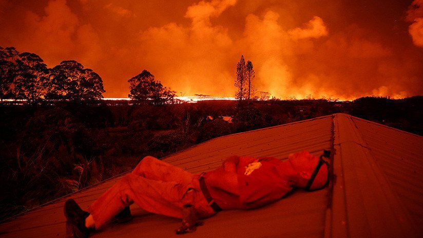 FOTO: La erupción del volcán Kilauea es tan potente que se ve desde la EEI