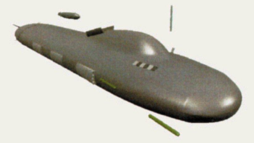 Así podría ser el más avanzado submarino espía de EE.UU.