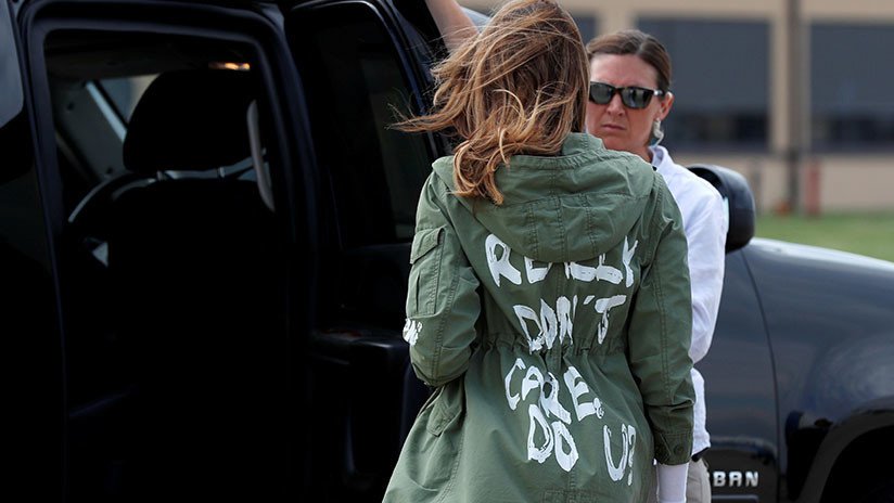 'Realmente me importa': una línea de ropa responde a la polémica chaqueta de Melania