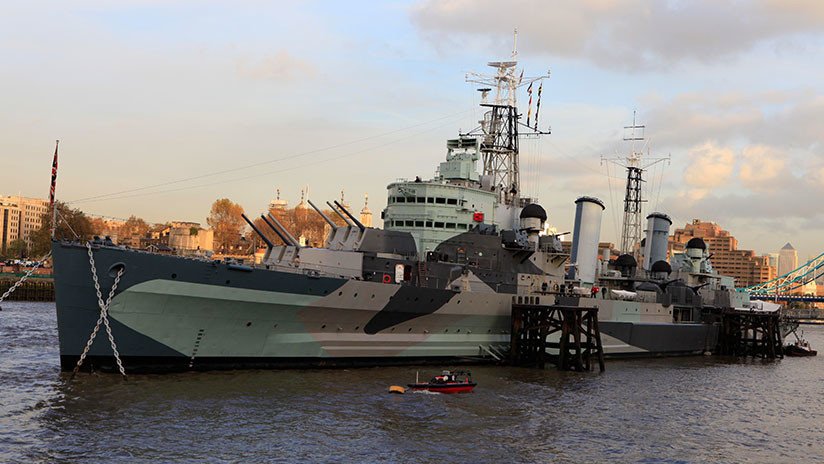 VIDEO: La Marina británica sigue a dos buques de guerra rusos en el Mar del Norte