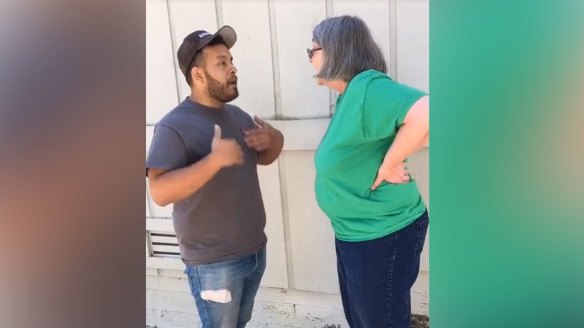 "Sois mexicanos, violadores y animales": Mujer insulta a un jardinero y a su madre en EE.UU. (VIDEO)