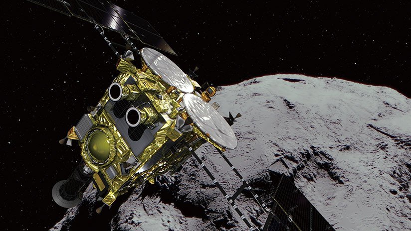 Una sonda espacial japonesa llega a un asteroide tras un viaje de tres años y medio